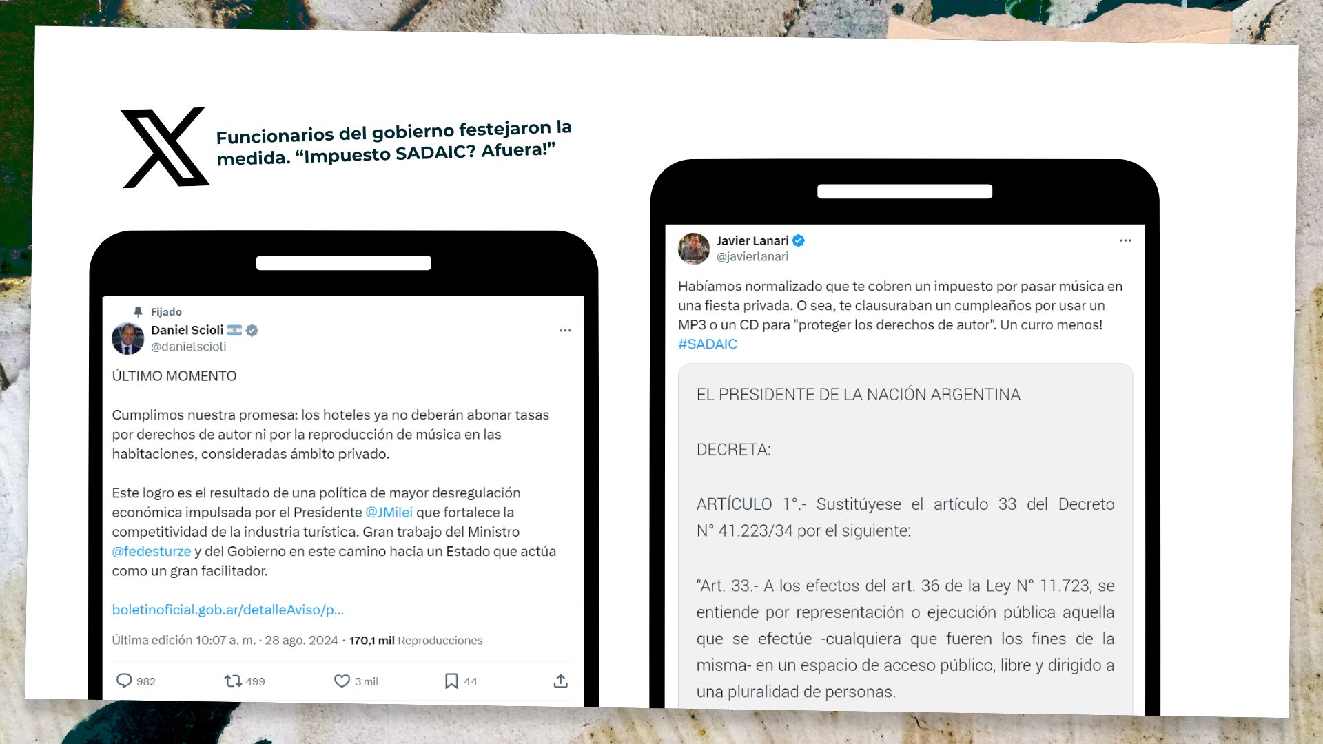 Lee más sobre el artículo “IMPUESTO SADAIC” ¡AFUERA!